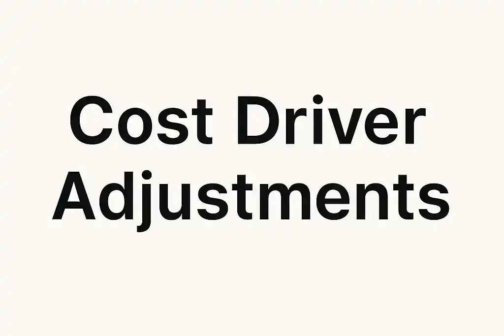 Cost Drivers