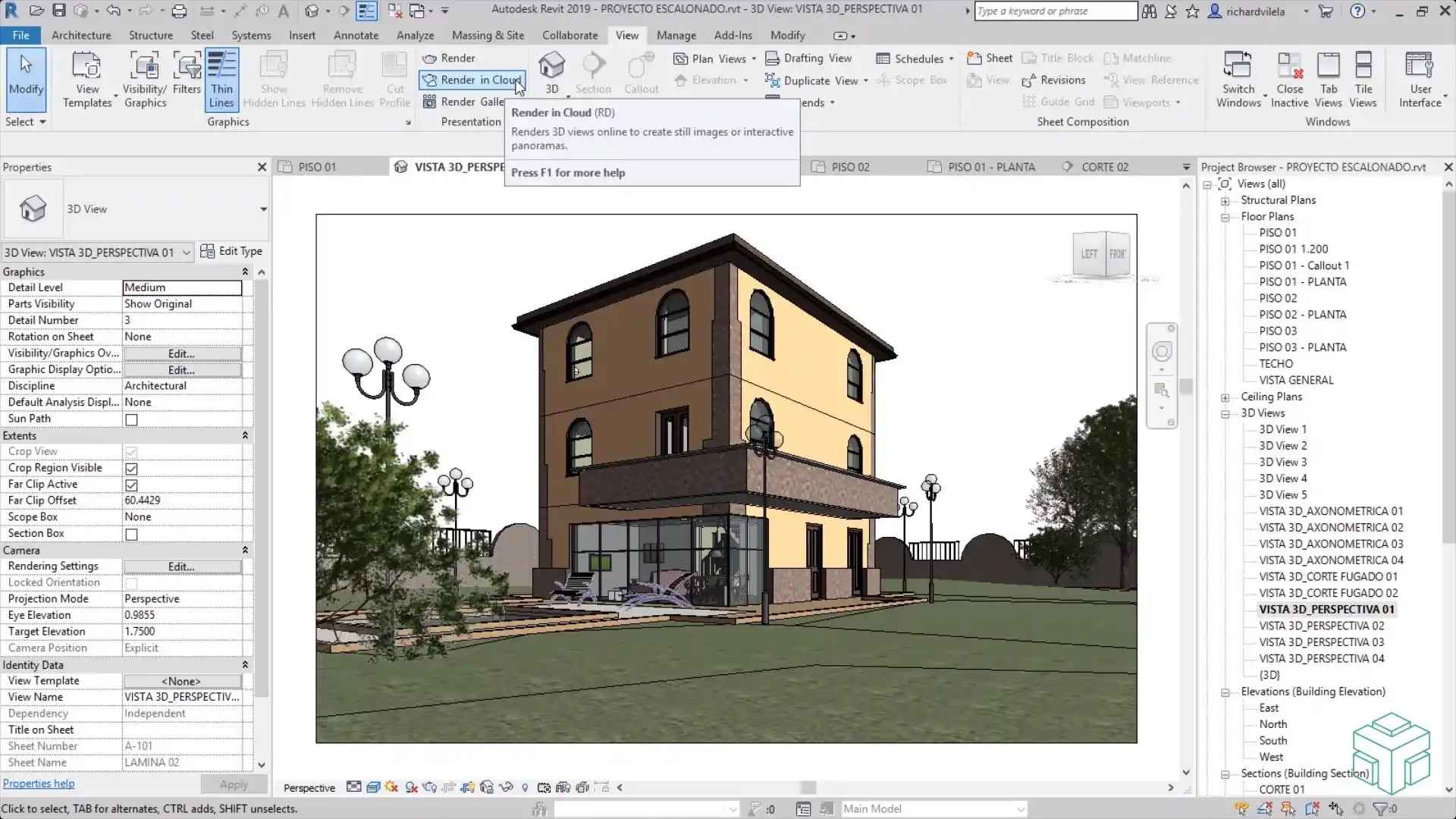 Revit Software Interface