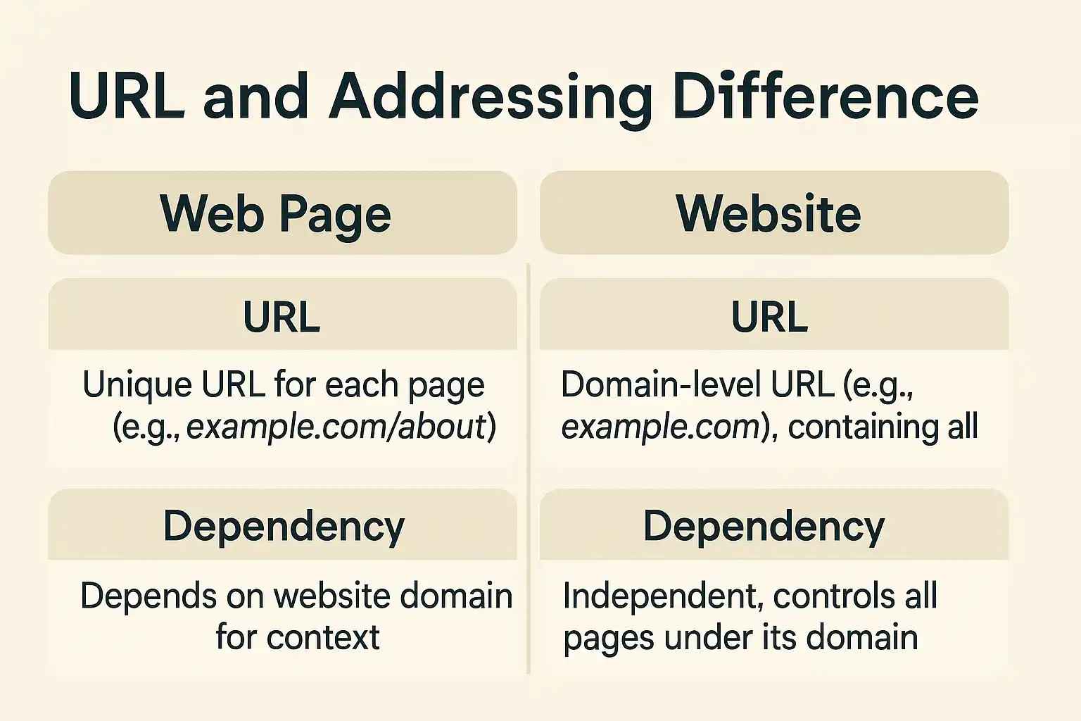 URL and Addressing