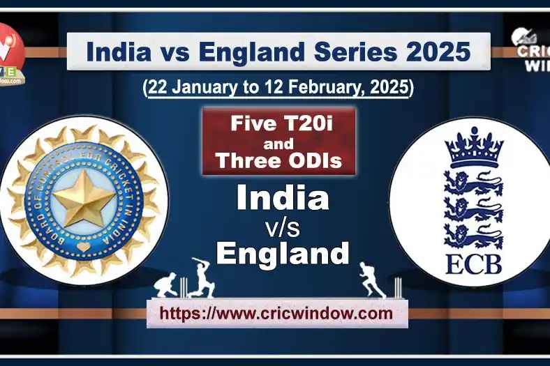 Overview of the England Tour of India in 2025