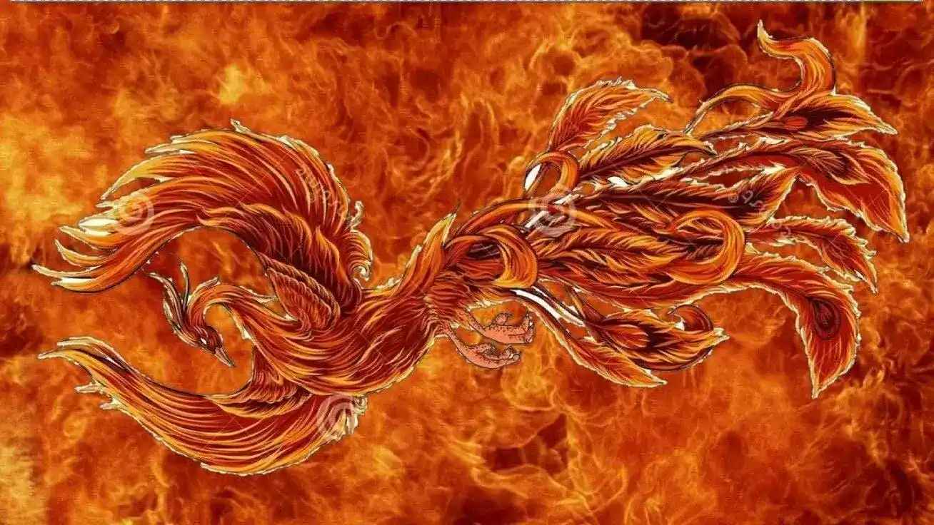 Garuda or Phoenix Painting