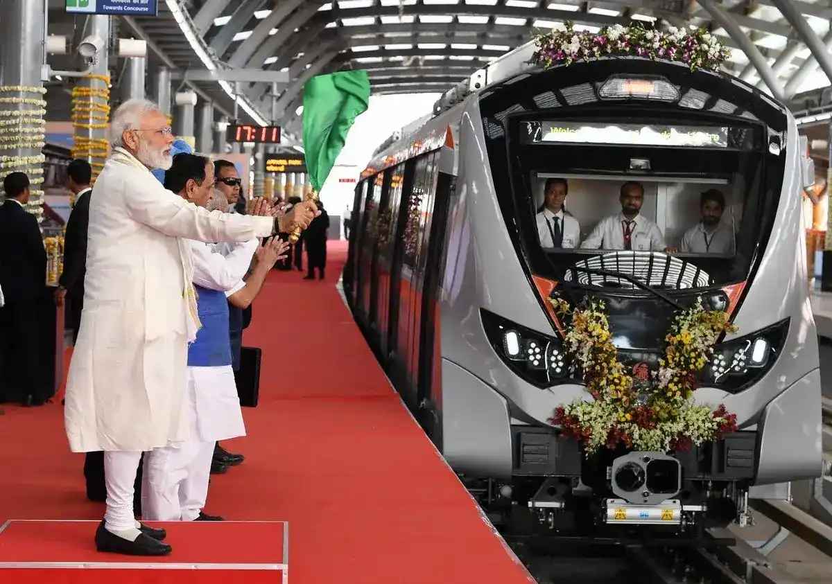 Ahmedabad Metro Train