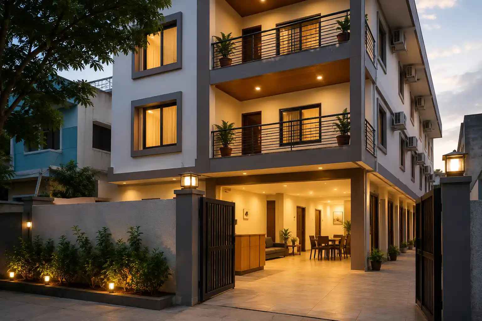 PG accommodation in Electronic City Bangalore on HexaHome app