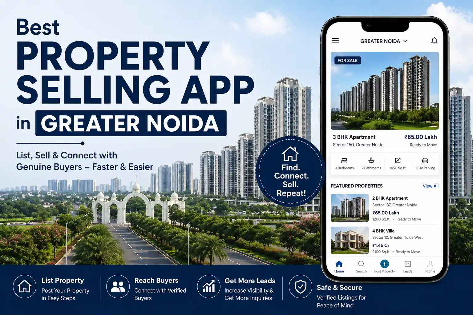 Best Property Selling App in Greater Noida | Sell Homes