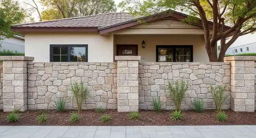 Compound Wall with Simple Design
