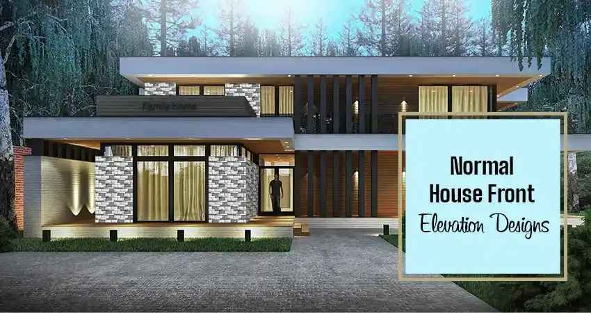 Normal House Front Elevation Designs: Front View Tips