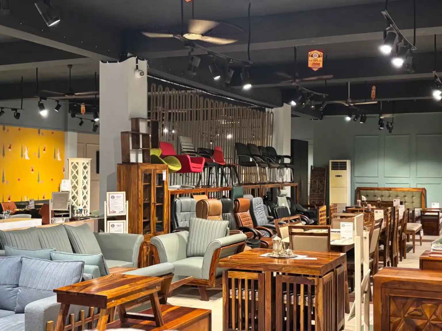 Furniture shop interior
