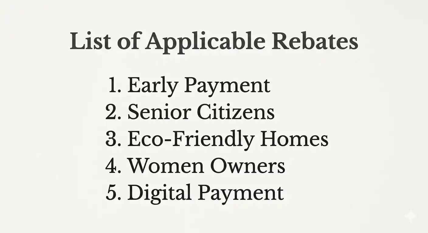 List of Applicable Rebates