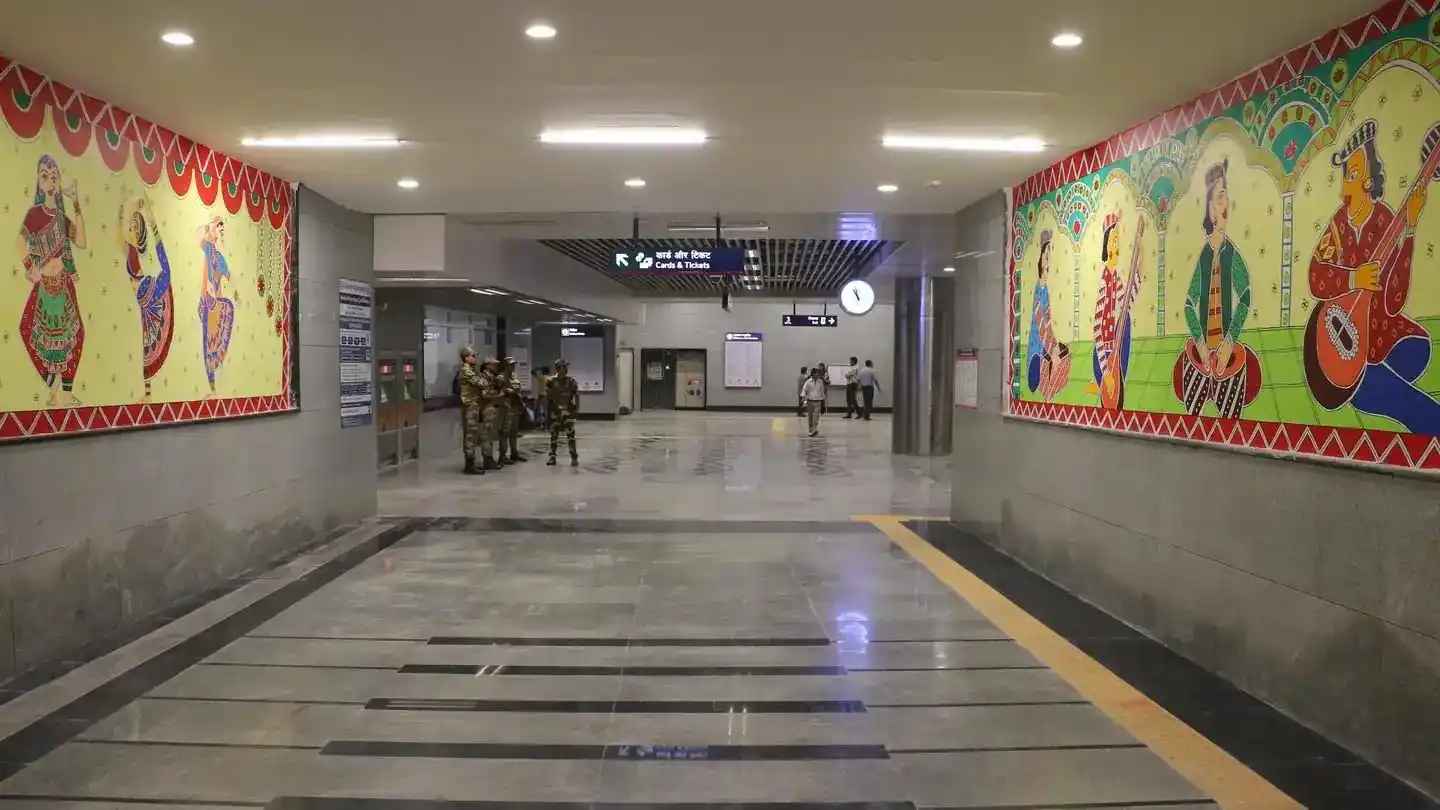 metro station