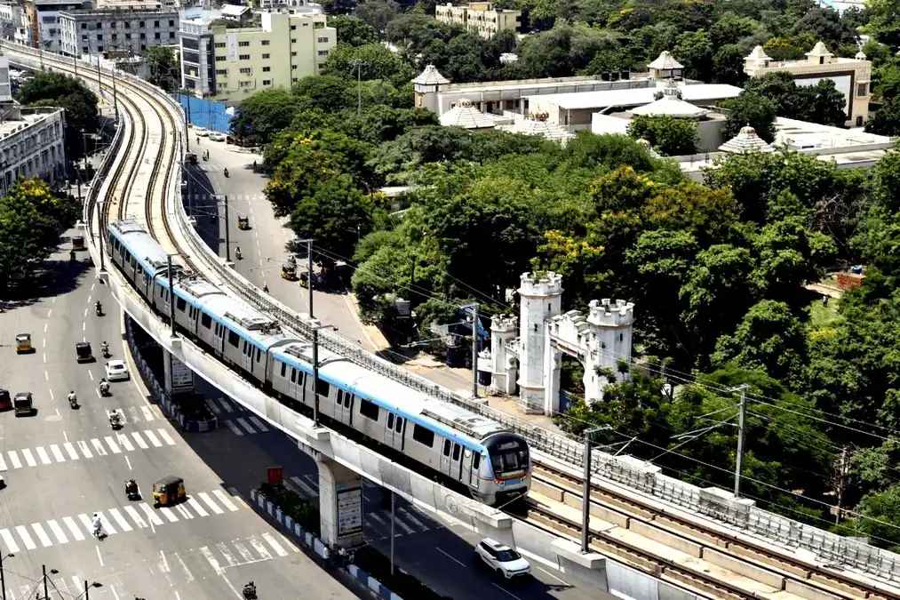 hyderabad metro blue line