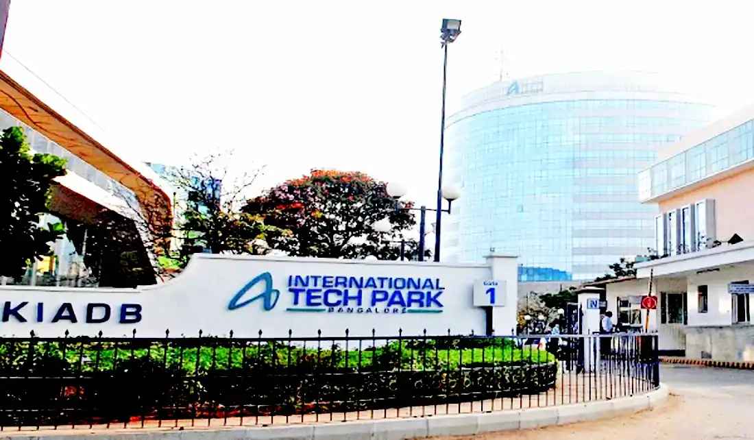 International Tech Park Bangalore: Smart Work and Green Space.