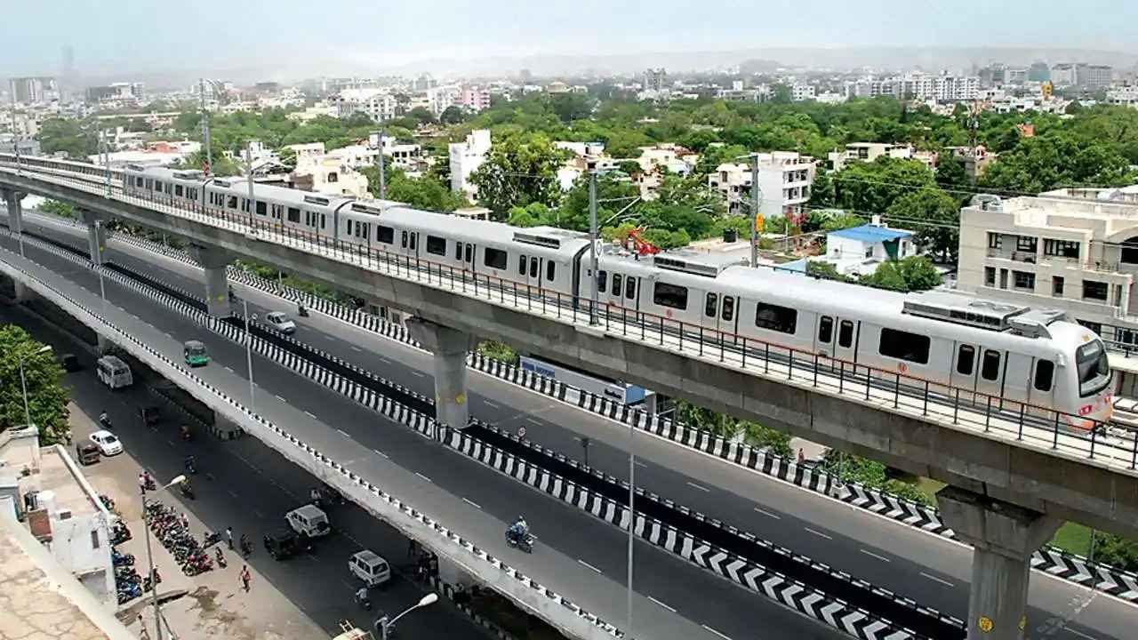 Jaipur Metro Pink Line View