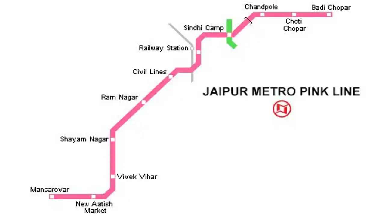 Jaipur Metro Map