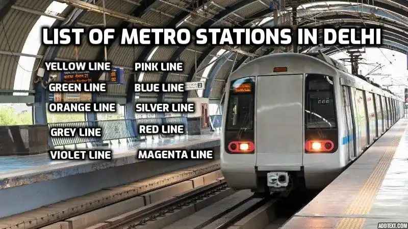 List of Delhi Metro Station