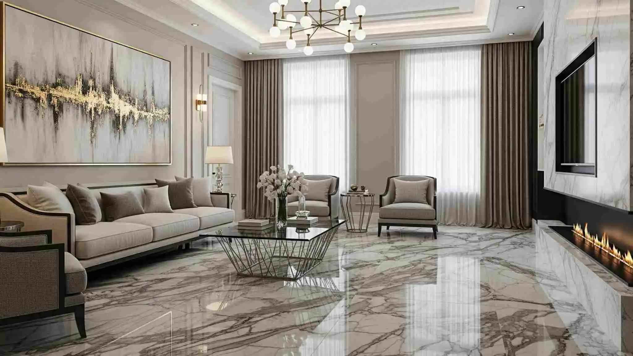 Elegant Marble Flooring Designs for Modern Homes