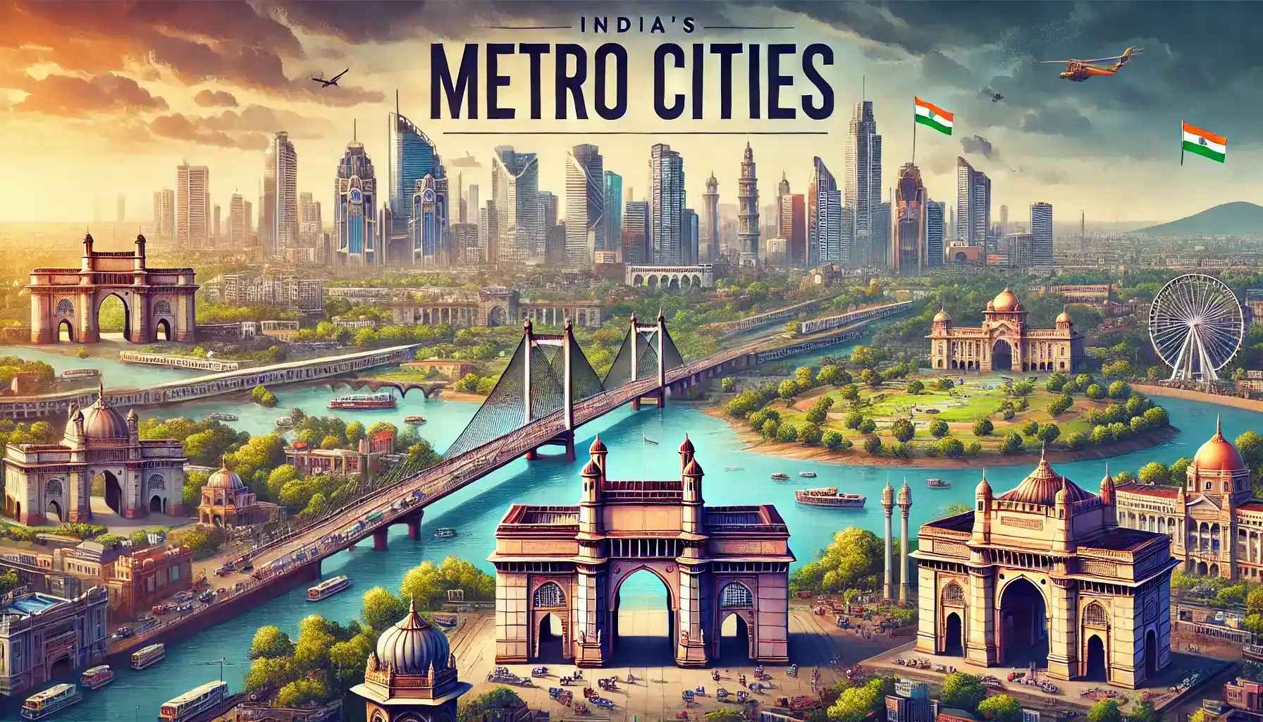 India's 9 Metro Cities: Centers of Economy and Lifestyle