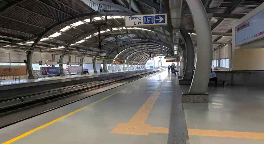 MG Road Station View