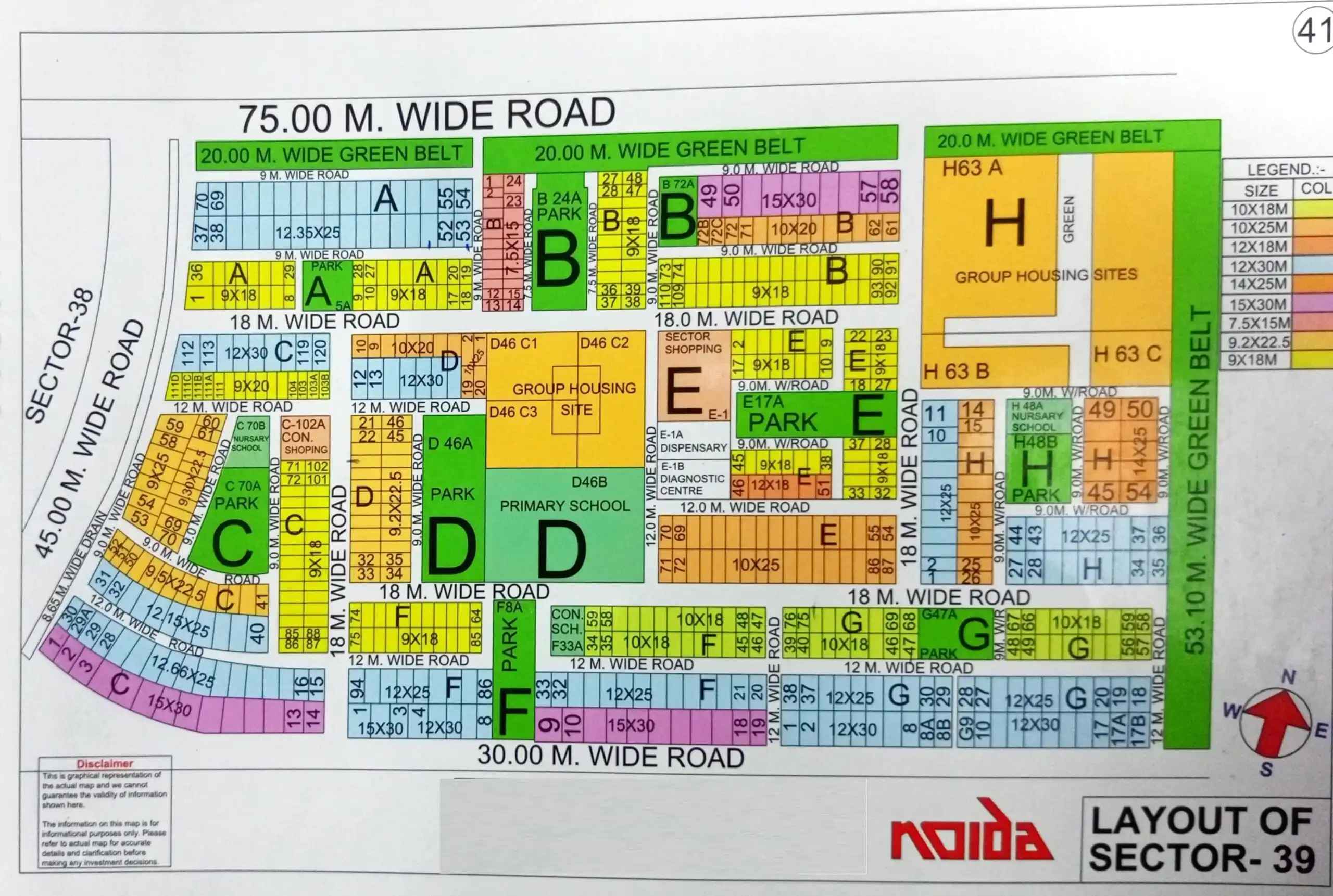 Sector 39 Noida view