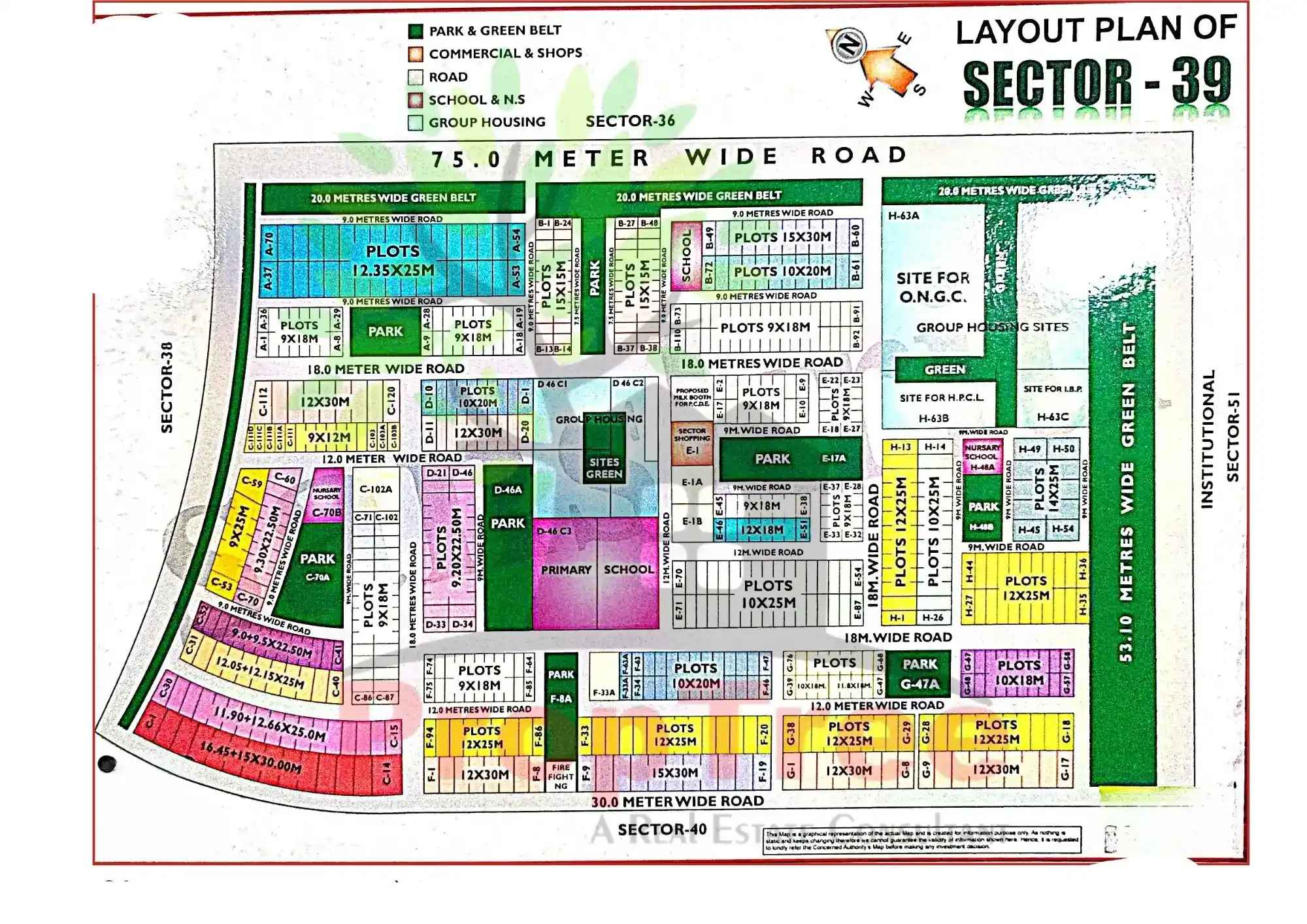 map Sector 39 Noida