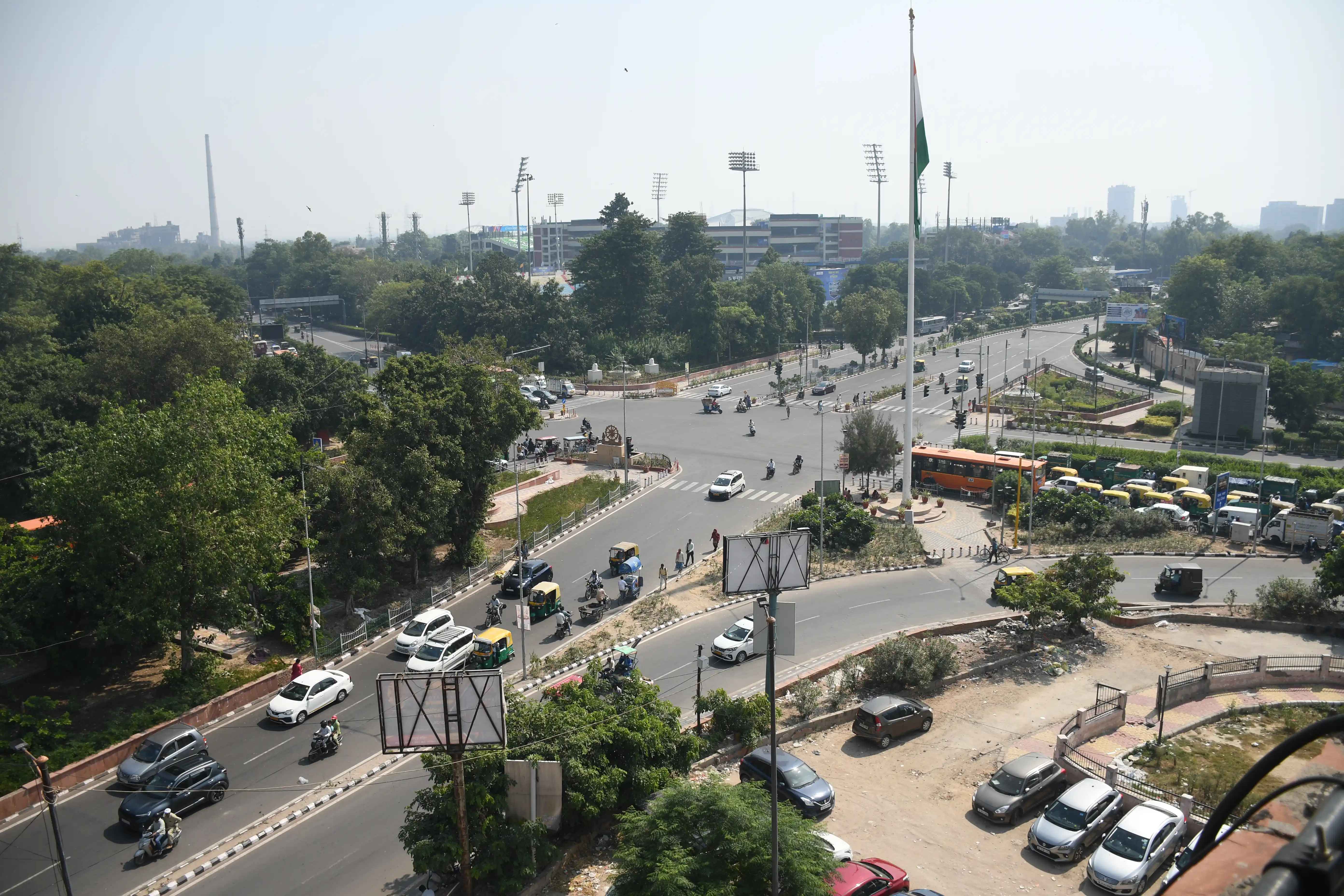 Commercial Buildings along Outer Ring Road