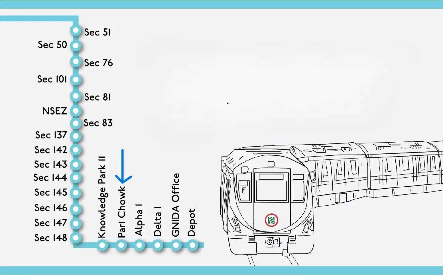 Aqua Line Map