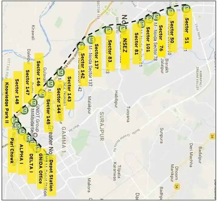 metro map