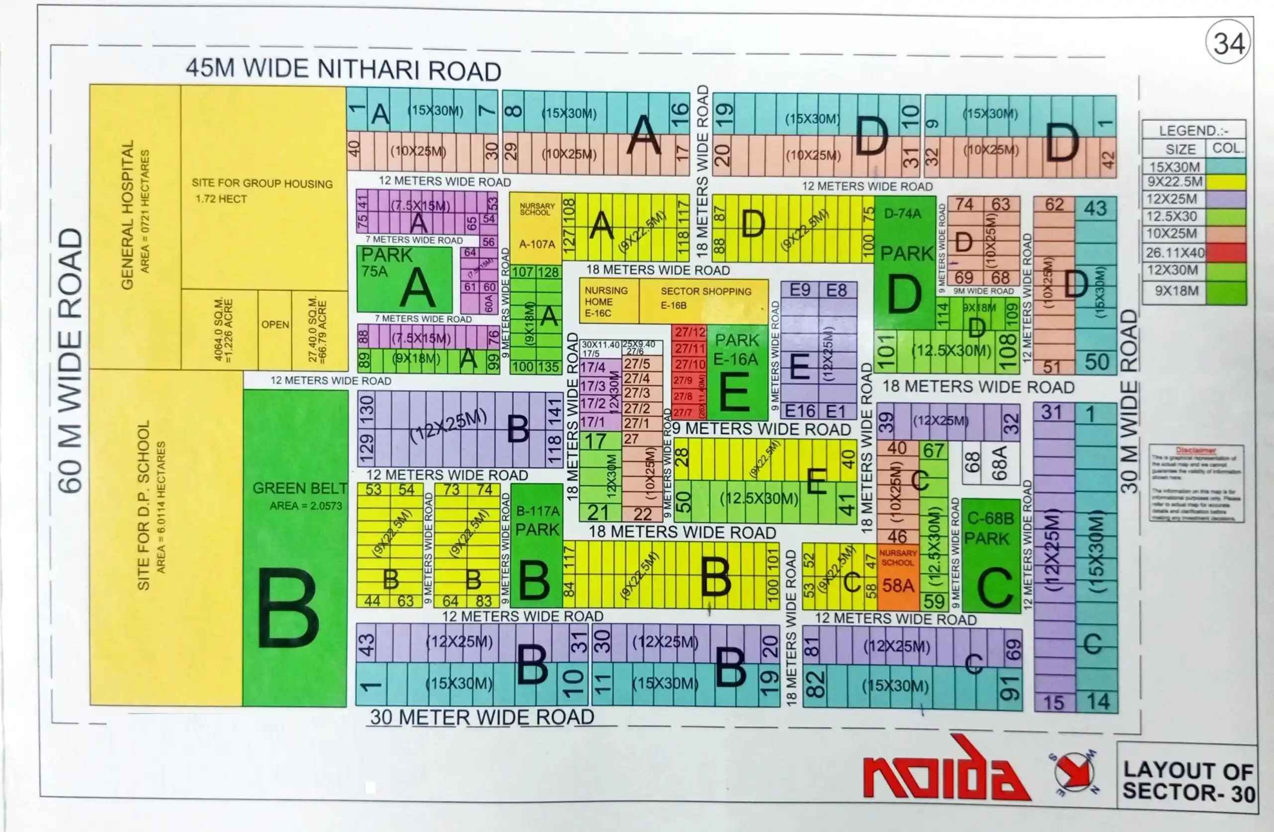 Sector 30 Noida view
