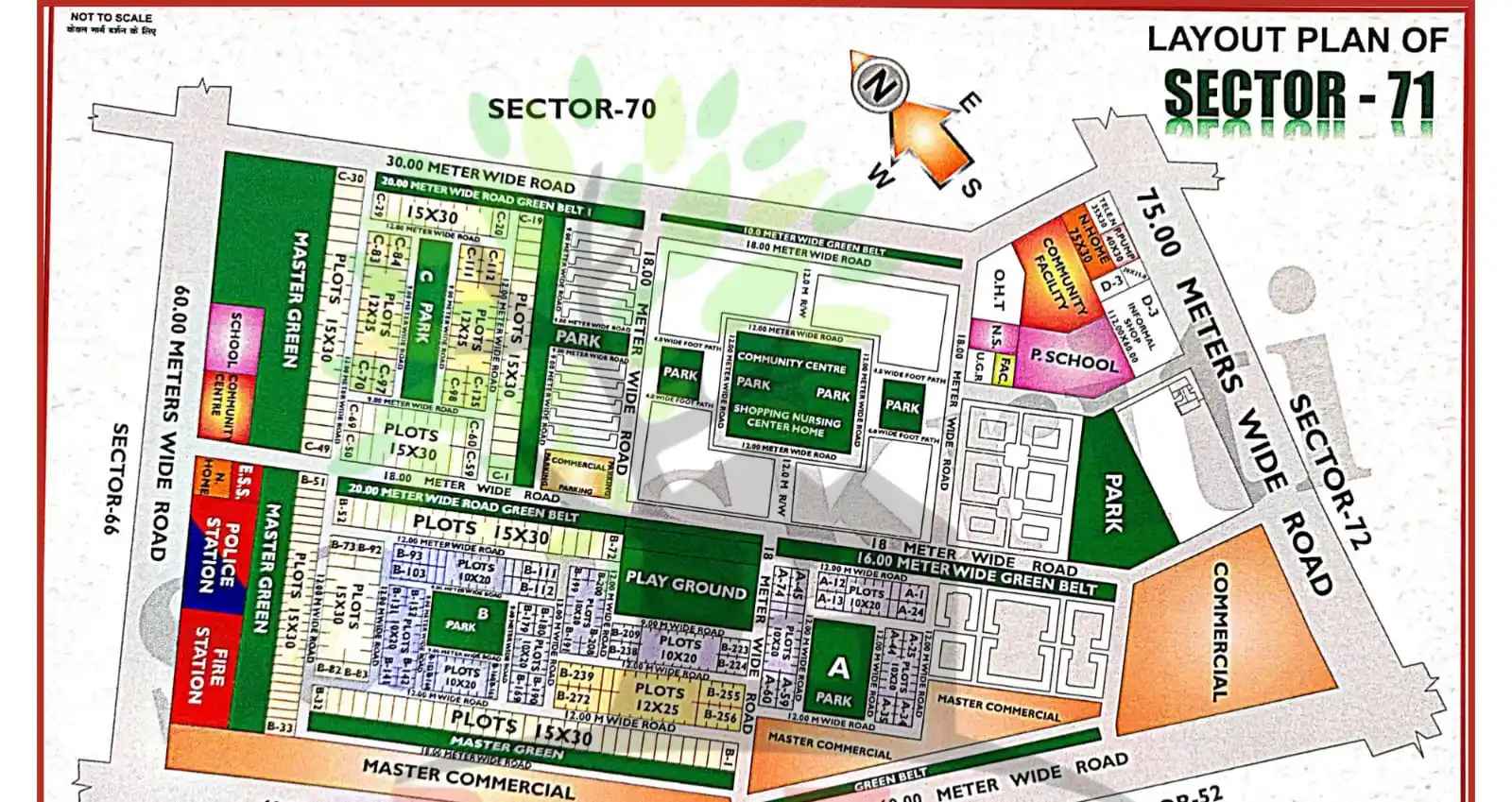 map Sector 71 Noida