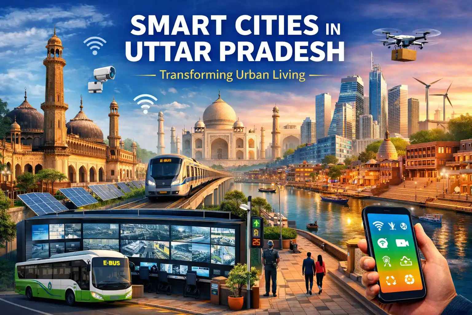 Top Smart Cities in Uttar Pradesh: Projects and Growth