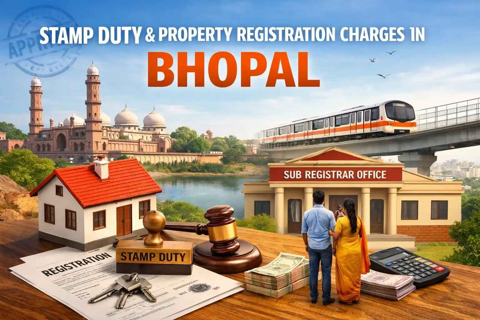 Stamp Duty and Property Registration Charges in Bhopal