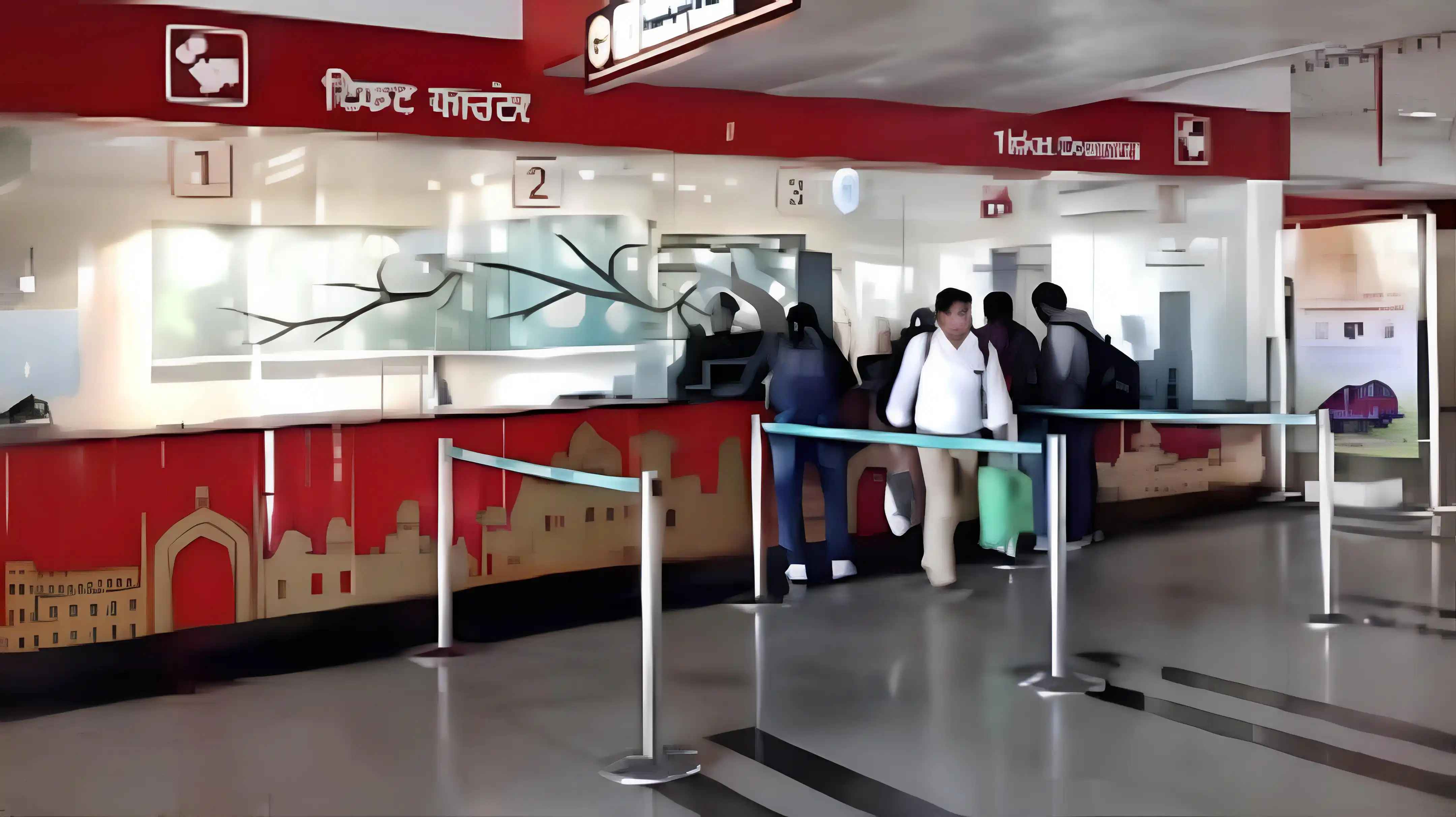 Transport Nagar Station Interior