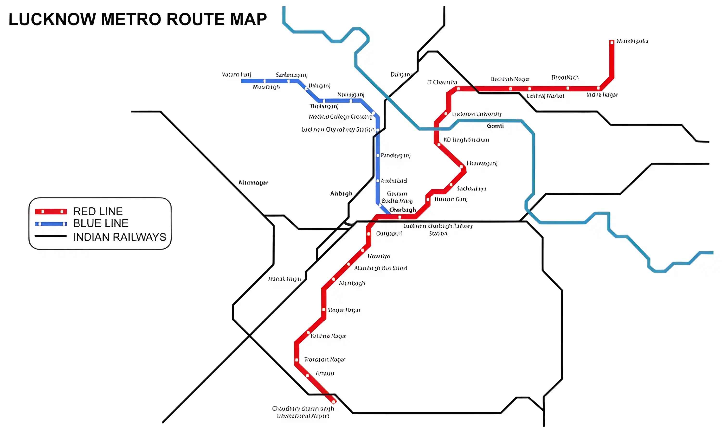 Transport Nagar Station Map